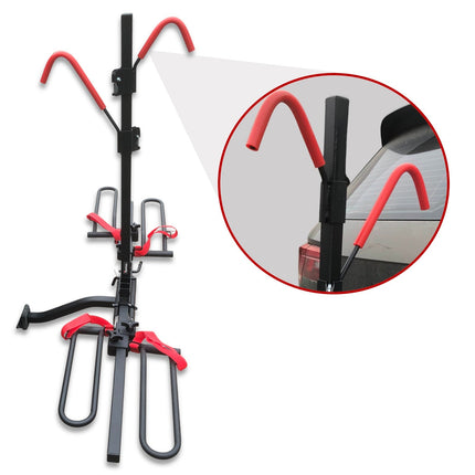 2 E Bike Rack Bicycle Carrier Hitch Rear Platform for Car SUV Foldable 2 Inch.