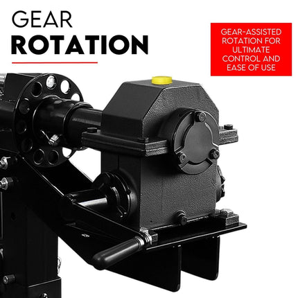 Car Rotisserie 4500LBS Gear Box Driver Rotation Auto Body Repair Restoration.