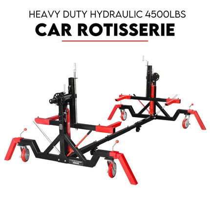 Car Rotisserie Hydraulic Auto Body Frame Boat Repair Restoration 4500LBS.