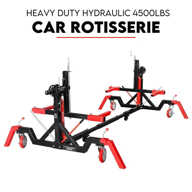 Car Rotisserie Hydraulic Auto Body Frame Boat Repair Restoration 4500LBS.