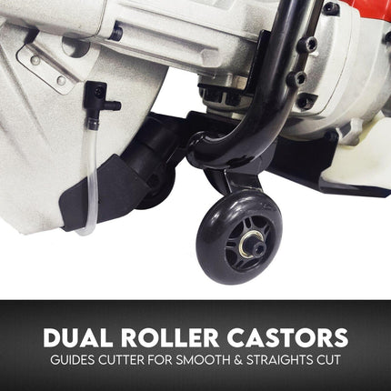Petrol Demolition Saw 75CC Concrete Cut Off Wet Demo Road Cutter Brick 350MM.