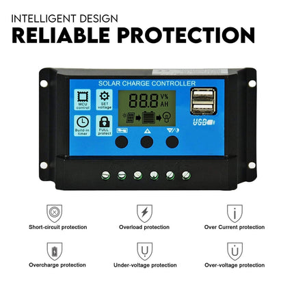 Full Solar Automatic 40W Double Swing Gate Opener Remote Keypad Control.