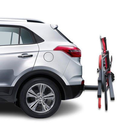 2 E Bike Platform Rack Rear Vehicle Car Carrier Bicycle Holder Hitch Receiver Foldable.