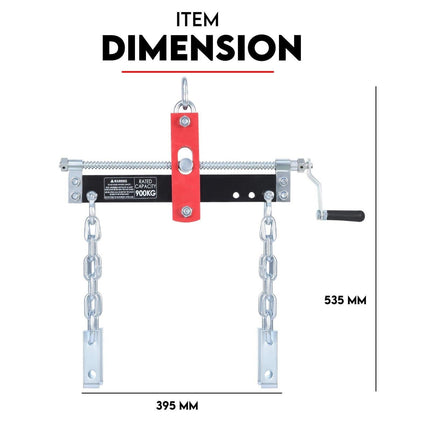 Engine Leveler Balancer Load Shop Crane Hoist Chain Lift Loading Leveller 2000lb - 907kg.