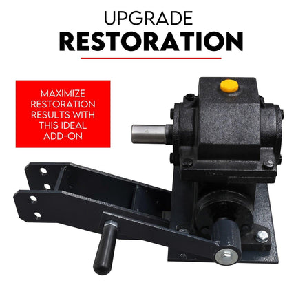 Gear Box Drive Rotation Conversion Kit for Car Rotisserie 4500LBS Auto Repair.