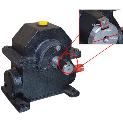 Gear Box Drive Rotation Conversion Kit for Car Rotisserie 4500LBS Auto Repair.