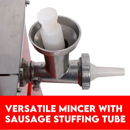 Meat Cutting Band Saw 10" meat mincer Bandsaw Sausage Filler Slicer Grinder.