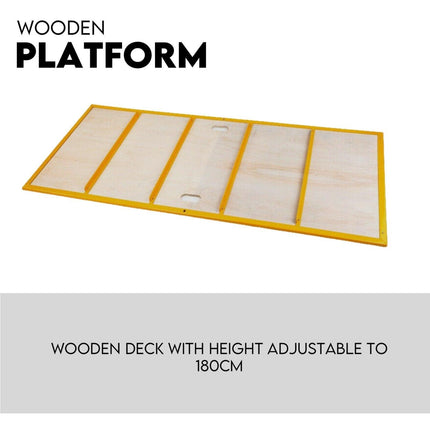 450kg Mobile Scaffold High Work Safety Platform Scaffolding Portable Ladder.