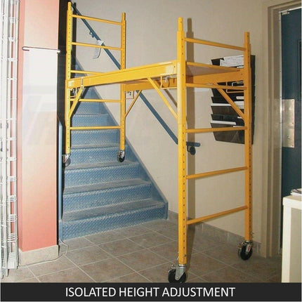 450kg Mobile Scaffold High Work Safety Platform Scaffolding Portable Ladder.