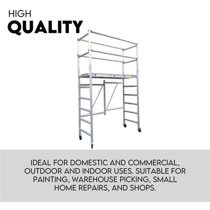 3M Mobile Scaffold Aluminium 225KG Capacity Portable Safety Platform.