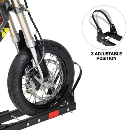 227kg Motorcycle Motorbike Carrier Hauler Hitch Mount Rack Tow Bar.
