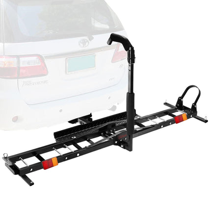 Motorcycle Motorbike Carrier Rack 2" Towbar Arm Dirt Bike Ramp Brake Lights.