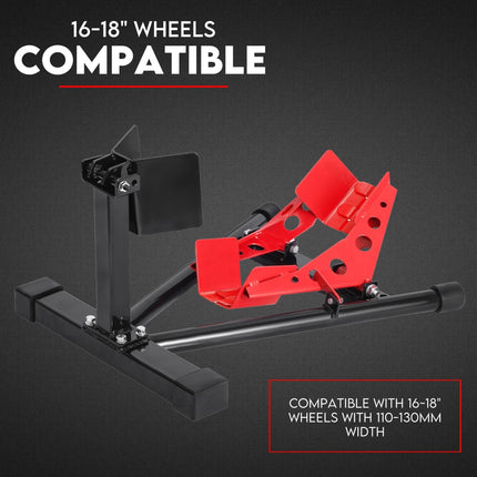 Front Wheel Stand Clamp Chock Motorcycle Stand Trailer Stand Bike.