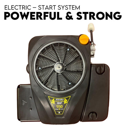 18HP Vertical Shaft Lawn Mower Engine Petrol Motor 4 Stroke OHV Ride On.