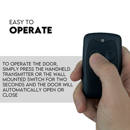 1200N Automatic Roller Door Opener Garage Motor 4x Remote 22m² Rolling.