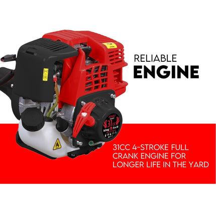 4 Stroke Curved Shaft Split Line Trimmer Whipper Snipper Cutter Garden Tool.