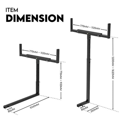 Tow Ladder 2" Tow Bar Hitch Mount Ladder Roof Rack Bar Extension Timber Kayak.