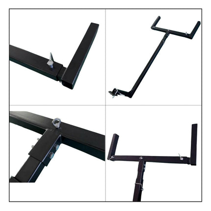 Tow Ladder 2" Tow Bar Hitch Mount Ladder Roof Rack Bar Extension Timber Kayak.