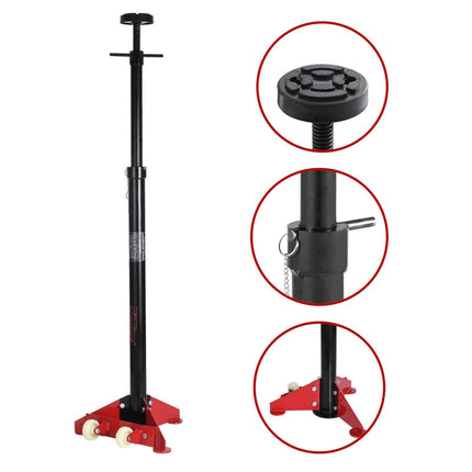 Under Hoist Stand 1650lbs 3/4Ton Movable Pole Jack Heavy Duty Support Car Lift.