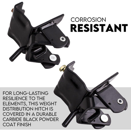 Weight Distribution Hitch System Load Leveller Caravan Anti Sway Bars 800Lb.