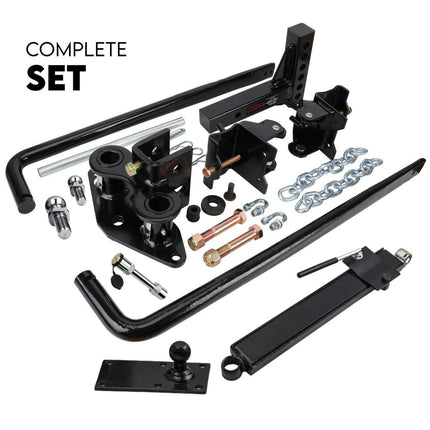 Weight Distribution Hitch System Load Leveller Caravan Anti Sway Bars 800Lb.