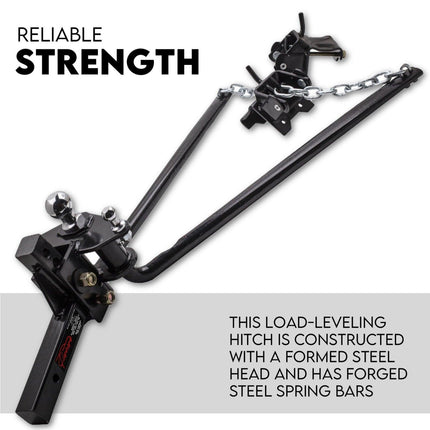 800lbs Weight Distribution Hitch System Load Leveller Caravan Anti Sway Bars.