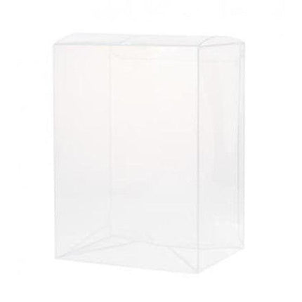 100 Pack of Large Plastic 22x14.5cm Rectangle Cube Box - Exhibition Gift Product Showcase Clear Plastic Shop Display Storage Packaging Box.
