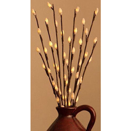 10 Sets of LED Light Bunch Stem - Warm White BATTERY fairy lights - 50cm high 20 bulbs/petals.