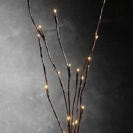 10 Sets of LED Light Bunch Stem - Warm White BATTERY fairy lights - 50cm high 20 bulbs/petals.