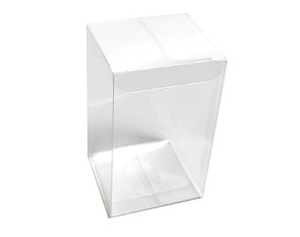 10 Pack of Large Plastic 22x14.5cm Rectangle Cube Box - Exhibition Gift Product Showcase Clear Plastic Shop Display Storage Packaging Box.