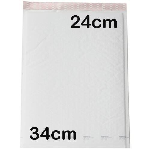 10 Pack of 34*24cm White Padded Mailer Bag Envelope.