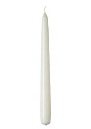20 pack white wax 20cm taper church house vigil candleabra candle 2CM WIDE.