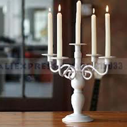 20 pack white wax 20cm taper church house vigil candleabra candle 2CM WIDE.
