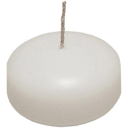 20 Pack of 8cm White Wax Floating Candles - wedding party home event decoration.