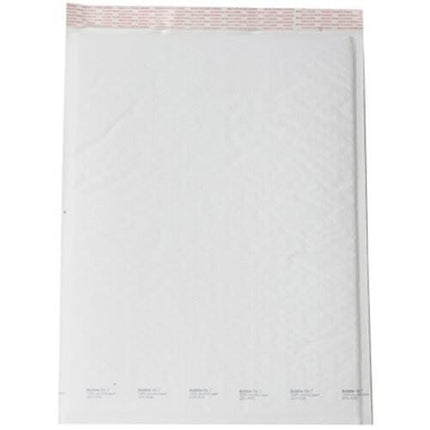 25 Piece Pack - 22.5cm x 15cm White Bubble Padded Envelope Bag Post Courier Shipping SMALL Self Seal.