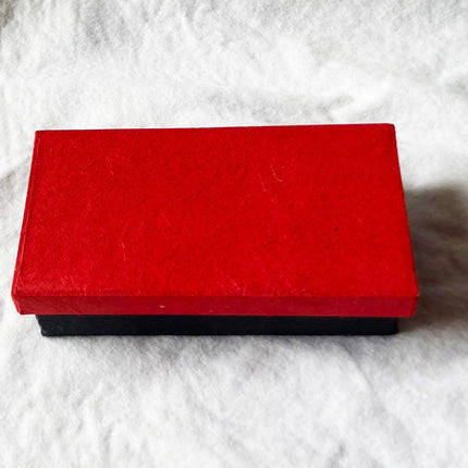 2 Red Lotus Floating Candles in Red Black Gift Box Set Birthday Xmas Valentine Mothers Day Gift Present.