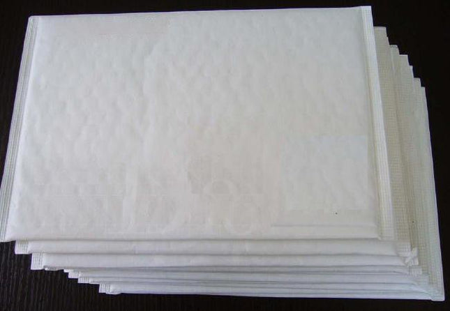 10 Piece Pack -360x300mm White Bubble Padded Bag Post Courier Shipping Mailer Envelope.