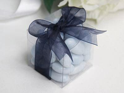 50 Pack of 8cm Square Cube - Product Showcase Clear Plastic Shop Display Storage Packaging Box.