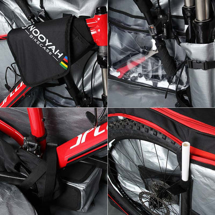 BROTHER BROTHER Bike Travel Bag Case Plane Boat Shipping Transport, Fits Cross Country All Mountain Bike, MTB, TT, Road Triathlon Bike 29er 700c.