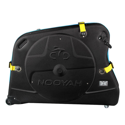 NOOYAH Bike Hard Shell Travel Case EVA Mountain MTB ebike Road Bike 700c Gravel Bike Tourer- BK002 in Black.