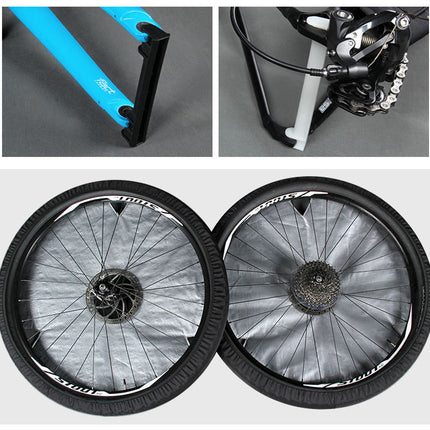 NOOYAH Bike Hard Shell Travel Case EVA Mountain MTB ebike Road Bike 700c Gravel Bike Tourer- BK002 in Black.