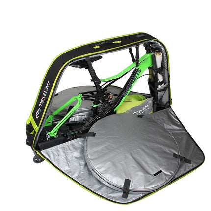 NOOYAH Bike BLUE Travel Case Bike Bag Shell EVA Tough material MTB Mountain Bike Road Bike TT 700c Gravel Bike Ebike 29er etc - BK007S.