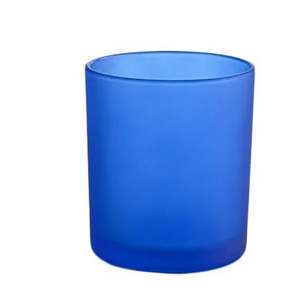 40 Pack Blue Frosted Glass Votive Tealight Candle Holders House Party Centerpiece Xmas Wedding Decor Glass Candlestick Party Decorations Bridal Baby Shower Event.