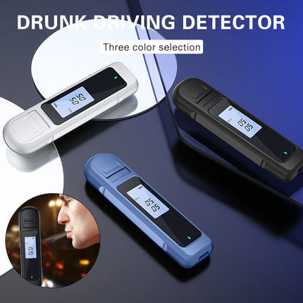 Alcohol Breathalyzer Drink Tester DUI LCD Breath Analyzer Handbag Pocket Size BLACK - FREE POST.