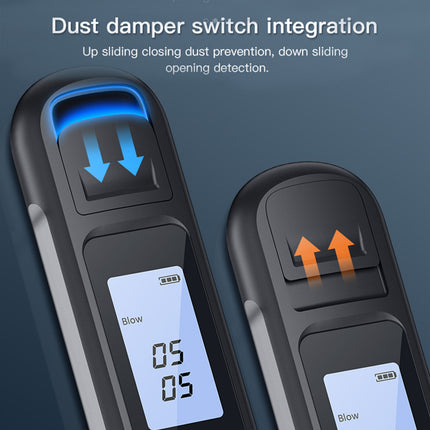 Alcohol Breathalyzer Drink Tester DUI LCD Breath Analyzer Handbag Pocket Size BLACK - FREE POST.