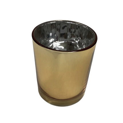 20 Pack Gold Votive Tealight Candle Holders Valentines Day Mercury  Wedding Decor Glass Candlestick Party Decorations Bridal Baby Shower Event.