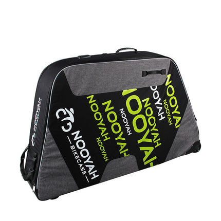 NOOYAH Bike GREY Travel Case Bike Bag Shell EVA Tough material MTB Mountain Bike Road Bike TT 700c Gravel Bike Ebike 29er etc - BK007S.