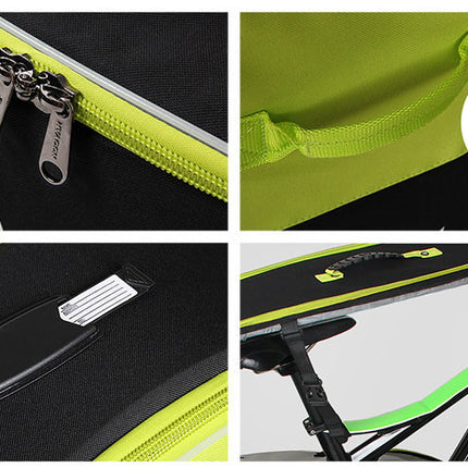 NOOYAH Bike GREY Travel Case Bike Bag Shell EVA Tough material MTB Mountain Bike Road Bike TT 700c Gravel Bike Ebike 29er etc - BK007S.