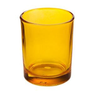 40 Pack Orange Glass Votive Tealight Candle Holders House Party Centerpiece Xmas Wedding Decor Glass Candlestick Party Decorations Bridal Baby Shower Event.
