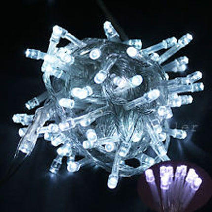 1 Set of 20 LED Plain Artic White Bulb Battery Powered String Lights Christmas Gift Home Wedding Party Bedroom Decoration Table Centrepiece.
